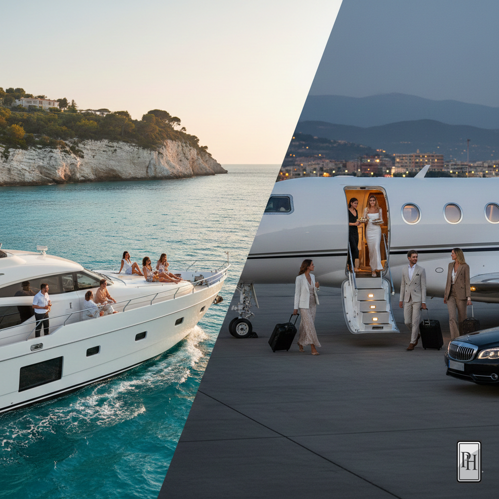 Private Yacht vs Private Jet Hire